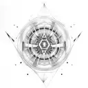 vortex shedding with a mesh tattoo design idea