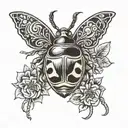 roll polli bug ravioli tattoo design idea