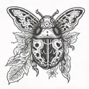 roll polli bug ravioli tattoo design idea
