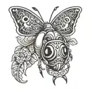 roll polli bug ravioli tattoo design idea