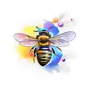 Honey Bee tattoo design idea