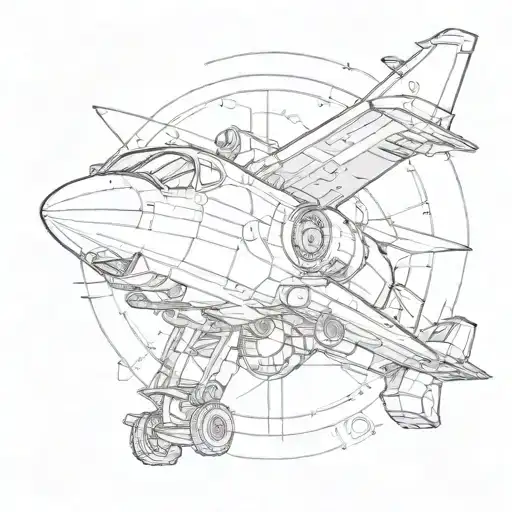 aerospace engineering tattoo design idea