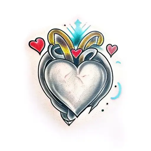 heart side tattoos