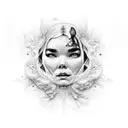 hidden place bjork tattoo design idea