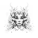 hidden place bjork tattoo design idea