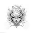 vespertine bjork tattoo design idea