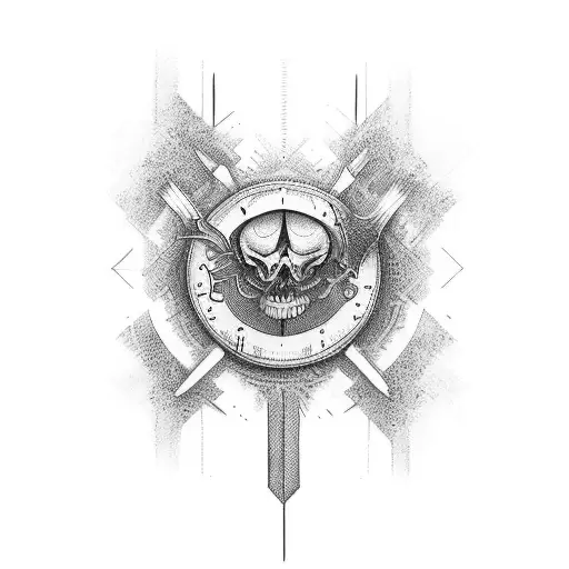 design for the tattoo on the sleeve of the arm, you might consider the following:  In the center of the design, you can  tattoo design idea