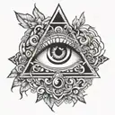 All Seeing Eye tattoo design idea