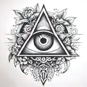 All Seeing Eye tattoo design idea