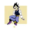 vegeta tattoo design idea