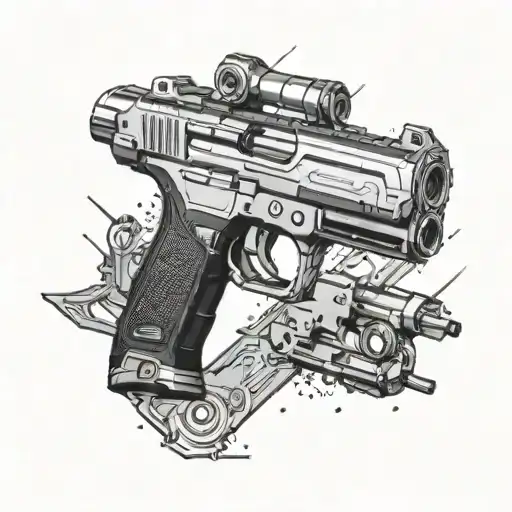 destiny 2 weapons like rougue status guns tattoo design idea