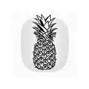 Pineapple tattoo design idea