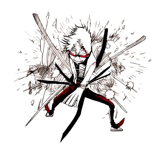 ichigo from bleach tattoo design idea