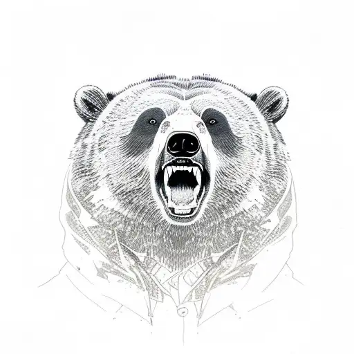 Grizzly Bear tattoo design idea