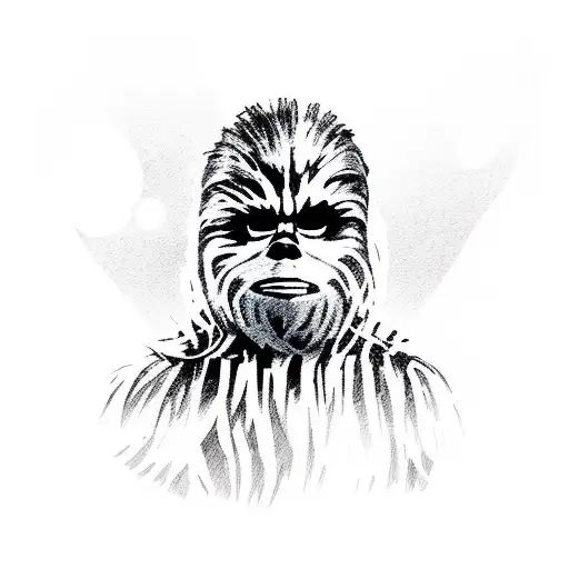 chewbacca tattoo design idea