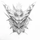 Illuminati tattoo design idea