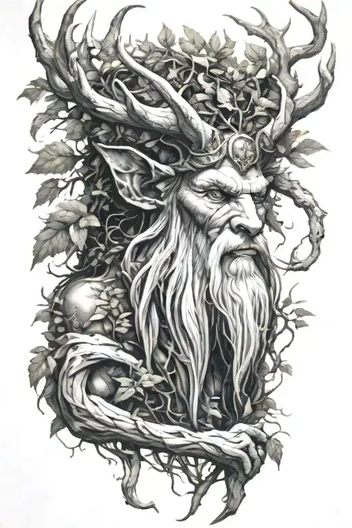 leshy tattoo design idea