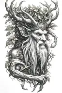 leshy tattoo design idea