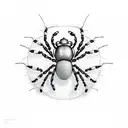 a spider ladybug and ant  tattoo design idea
