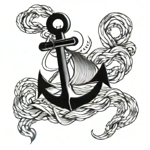navy anchor shoulder tattoo tattoo design idea