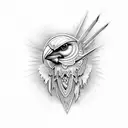 horus papirum tattoo design idea