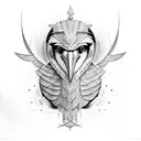 horus papirum tattoo design idea
