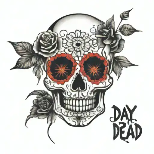 Day of the Dead tattoo design idea