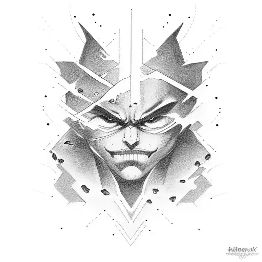 Baki Hanma tattoo design idea