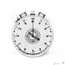 stopwatch, JJ, checkerboard tattoo design idea