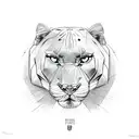 Panther tattoo design idea