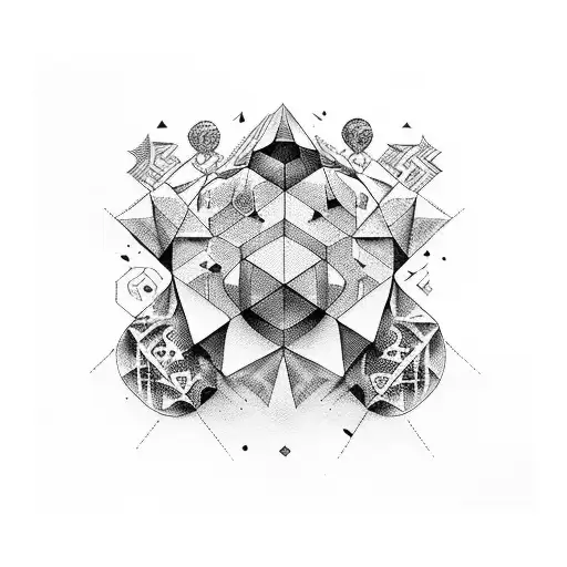 leão de juda dentro da estrela de davi tattoo design idea