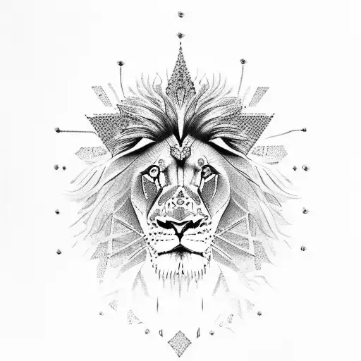 Lion of Judah tattoo design idea