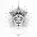 Lion of Judah tattoo design idea