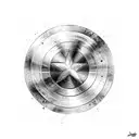 captain america shield tattoo design idea