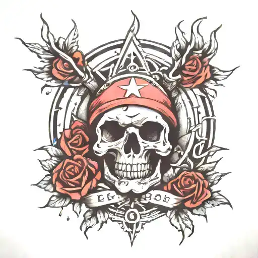 liberty or death tattoo tattoo design idea