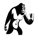 King Kong in Miami tattoo design idea