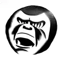 King Kong in Miami tattoo design idea