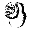 King Kong in Miami tattoo design idea