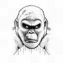 King Kong in Miami tattoo design idea