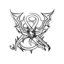 Skyrim dragon language letters tattoo design idea