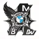 bmw-logo tattoo design idea