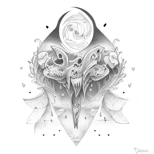lost love tattoo design idea
