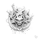 chaos is the new order  tattoo design idea