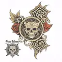 forarm band for brother  tattoo design idea