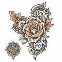 forarm band for brother  tattoo design idea