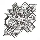 for arm band for brothers  tattoo design idea