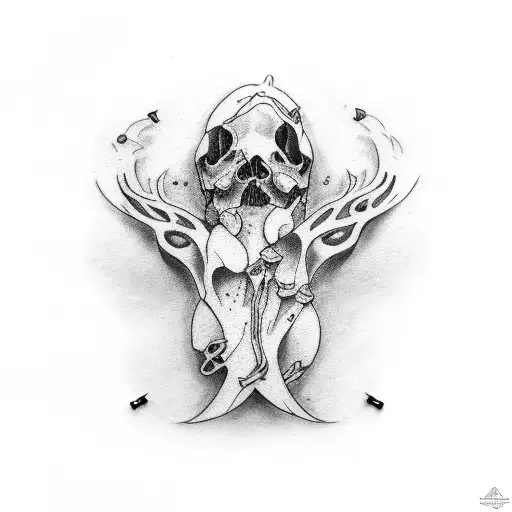 whip collar bone tattoo  tattoo design idea