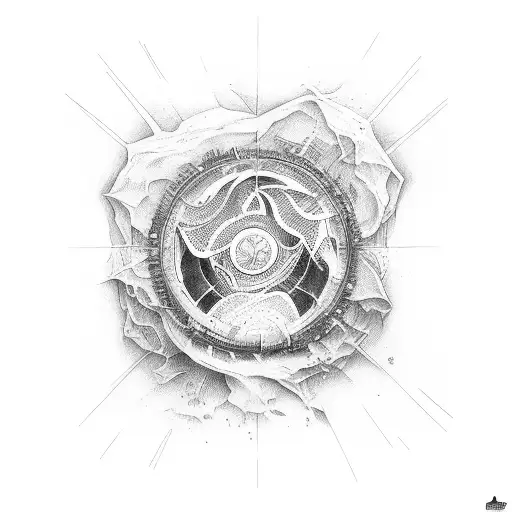 sal da terra e luz do mundo tattoo design idea