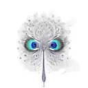 Peacock tattoo design idea