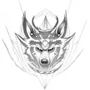 princess Mononoke  tattoo design idea